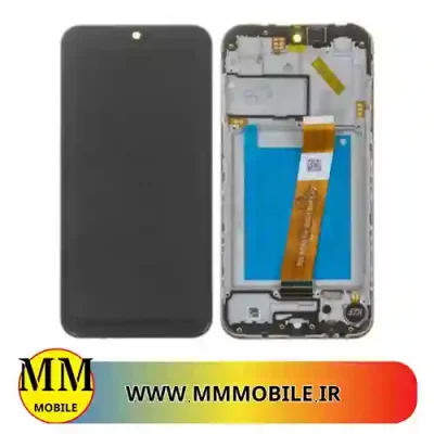 تاچ ال سی دی با فریم گوشی سامسونگ LCD SAMSUNG A01 A107 A015 خرید ارزان از فروشگاه ام ام موبایل همراه همیشگی شما