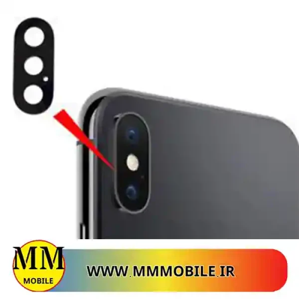 شیشه لنز دوربین گوشی آیفون GLASS CAM IPHONE XS MAX ام ام موبایل همراه همیشگی شما